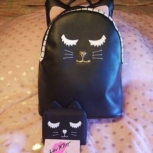 NWT Betsey Johnson backpack set